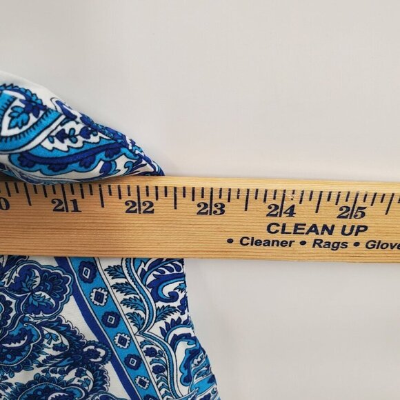 Loft Paisley Keyhole Wide Leg Jumpsuit Women Size Small NWT Summer Cruise - Picture 14 of 16